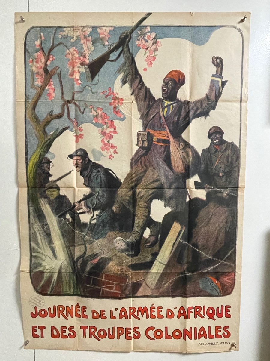 Lucien Jonas - Poster Day Of The African Army And Colonial Troops 1914 1918 -photo-5